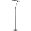 Jonathan Y Owen 66.7" Integrated Led Metal Floor Lamp In Black