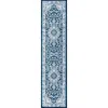 Jonathan Y Palmette Modern Persian Floral Area Rug In Navy/blue