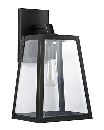 Jonathan Y Pasadena Modern Led Outdoor Lantern In Black