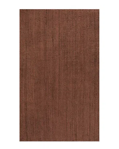 Jonathan Y Pata Hand Woven Chunky Jute Rug In Orange