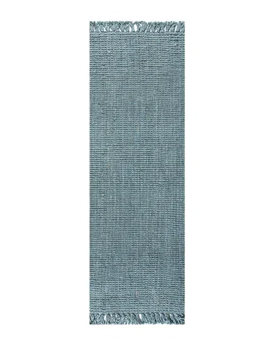 JONATHAN Y JONATHAN Y PATA HANDWOVEN CHUNKY JUTE WITH FRINGE RUNNER RUG