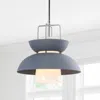 Jonathan Y Paul 11" Farmhouse Metal Led Pendant
