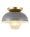 Jonathan Y Paulina 8.5" 1-light Classic Industrial Iron Led Flush Mount