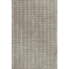 Jonathan Y Pele Modern Geometric Dot Shag Area Rug In Gray/ivory