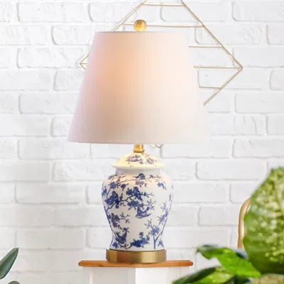 Jonathan Y Penelope 22" Chinoiserie Led Table Lamp In Pink