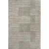 Jonathan Y Petra Abstract Stripe Geometric Shag Area Rug In Gray/ivory