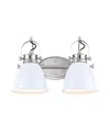 Jonathan Y Phineas 16.25" 2-light Farmhouse Bohemian Iron Led Vanity In White