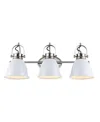 Jonathan Y Phineas 25.5" 3-light Farmhouse Bohemian Iron Led Vanity In White