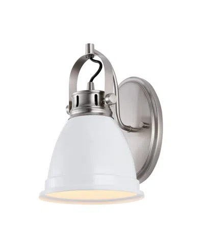 Jonathan Y Phineas 7" 1-light Farmhouse Bohemian Iron Led Vanity In White