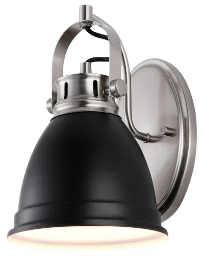Jonathan Y Phineas 7in Farmhouse Bohemian Iron Led Vanity Light In Black