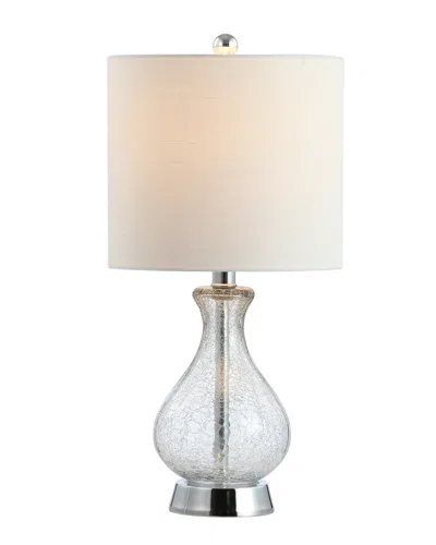 Jonathan Y Playa 21in Metal Bubble Glass Led Table Lamp