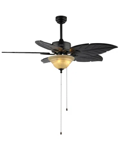 Jonathan Y Poinciana Ceiling Fan In Black
