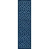 Jonathan Y Portmany Neutral Diamond Trellis Indoor/outdoor Area Rug In Navy