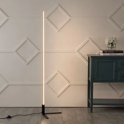 Jonathan Y Potts 60.5" Led Novelty Floor Lamp In Black