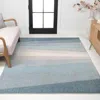 Jonathan Y Prism Geometric Striped Area Rug In Blue
