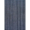 Jonathan Y Rand Distressed Ticking Stripe Machine-washable Area  Rug In Navy/gray