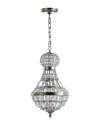 Jonathan Y Regina 12in Crystalmetal Empire Led Chandelier