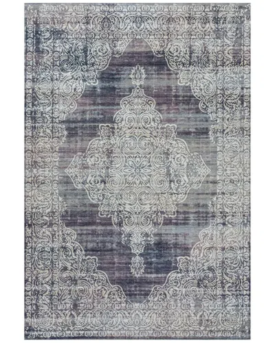 Jonathan Y Regis Bohemian Medallion Machine-washable Chenille Rug In Purple