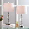 Jonathan Y Reid 25.5" Crystal Led Table Lamp (set Of 2)
