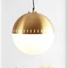 Jonathan Y Remy 15.75" Adjustable Iron/glass Art Deco Mid-century Globe Led Pendant