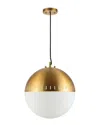Jonathan Y Remy Adjustable Art Deco Mid-century Globe Led Pendant