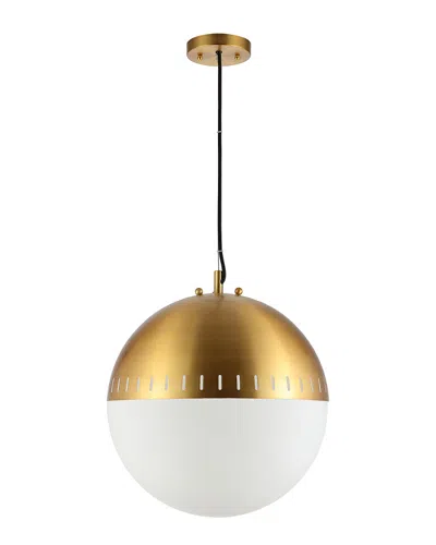 JONATHAN Y JONATHAN Y REMY 15.75IN ADJUSTABLE MID-CENTURY GLOBE LED PENDANT