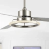 Jonathan Y Remy 52" 1-light Modern Industrial Iron/acrylic/wood Remote-controlled 6-speed Integrated Led Ceilin