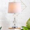 Jonathan Y Riley Crystal Led Table Lamp In Clear
