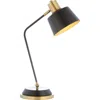 Jonathan Y Designs Rochelle 23in Metal Task Lamp In Black/brass Gold