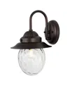 Jonathan Y Rodanthe 8.25" 1-light Farmhouse Industrial Iron, Glass Outdoor Led Sconce