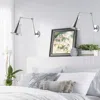 Jonathan Y Rover 7" Adjustable Classic Glam Arm Metal Led Wall Sconce (set Of 2)