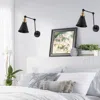 Jonathan Y Rover 7" Adjustable Classic Glam Arm Metal Led Wall Sconce (set Of 2)