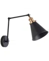 Jonathan Y Rover 7in Adjustable Arm Metal Led Wall Sconce
