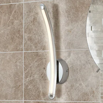 Jonathan Y Roxanna 17.7" Dimmable Integrated Led Metal Sconce In Metallic