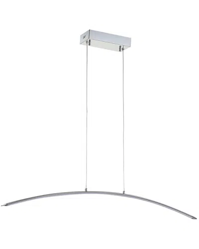 Jonathan Y Roxanna 41.5in Dimmable Adjustable Integrated Led Metal Linear Pendant In Gray