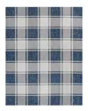 Jonathan Y Sabine Traditional Farmhouse Bold Gingham Indoor/outdoor Area Rug In Navy