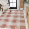 Jonathan Y Sabine Traditional Farmhouse Bold Gingham Indoor/outdoor Area Rug In Neutral