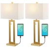 Jonathan Y Sabrina Table Lamp In Brass Gold