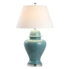 Jonathan Y Sagwa Modern Classic Led Table Lamp In Teal