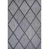 Jonathan Y Salines Diamond Trellis Indoor/outdoor Area Rug In Dark Grey