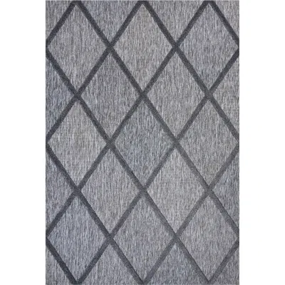 Jonathan Y Salines Diamond Trellis Indoor/outdoor Area Rug In Gray