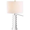 Jonathan Y Sasha 25" Crystal Led Table Lamp, Clear In Clear