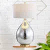 Jonathan Y Sasha 30.75" Glass/metal Led Table Lamp