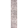 Jonathan Y Scala Grand Medallion Ornate Area Rug In Brown/ivory