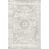 Jonathan Y Scala Ornate Bohemian Medallion Area Rug In Gray/cream