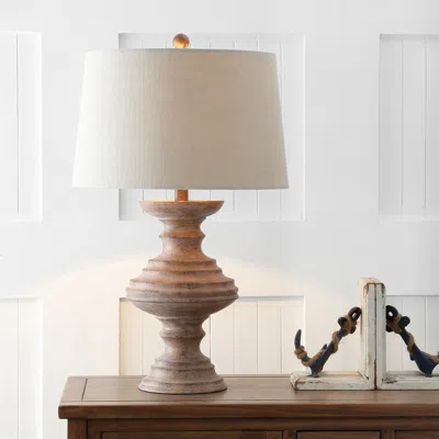 Jonathan Y Scarlett 26.5" Resin Led Table Lamp In Multi
