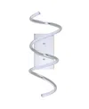 Jonathan Y Scribble 7" Modern Integrated Led Vanity Light Sconce In White