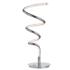 Jonathan Y Scribble Modern Dimmable Metal Integrated Led Table Lamp In Chrome
