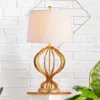 Jonathan Y Sebastian 28.5" Metal Trellis Led Table Lamp