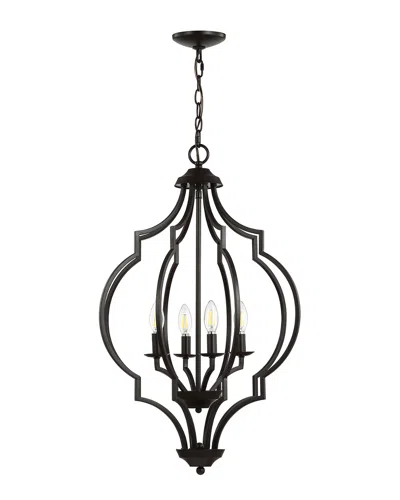 Jonathan Y Selema 4-light 19in Adjustable Ogee Lantern Led Pendant